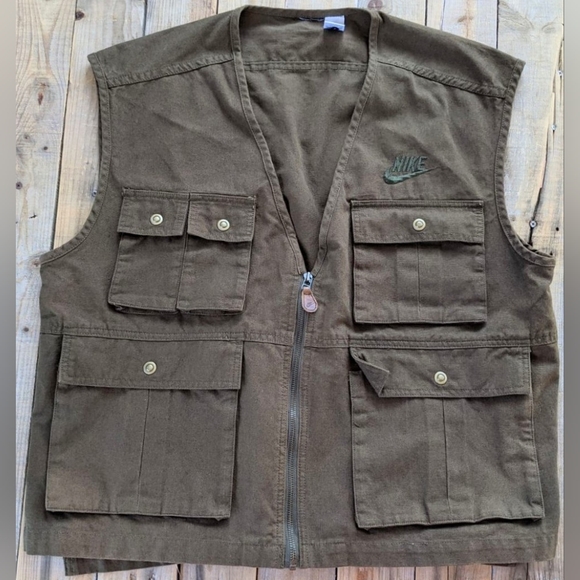 Vintage '90s Nike fishing vestMens size large